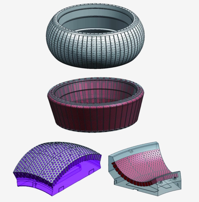 lớp lót trục lăn/bàn nghiền đứng